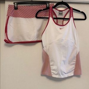 Nike tennis outfit- matching top and skirt